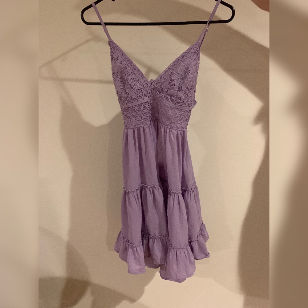 Purple sun dress